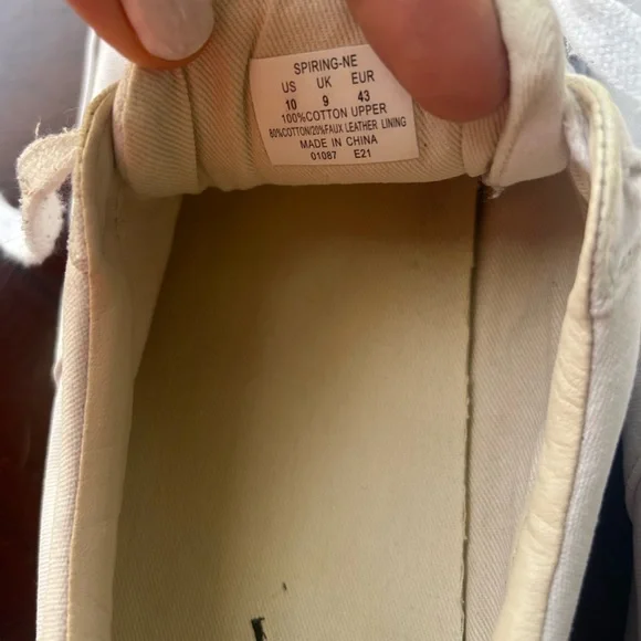 Polo by Ralph Lauren white Canvas Low-Top Sneakers